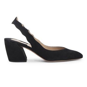 Laurena Suede Slingback Pumps